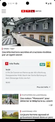 RTL Infos android App screenshot 1